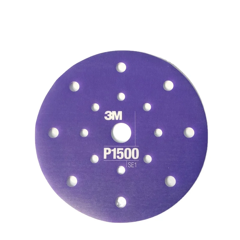 3M 34805 Flexible Abrasive Sandpaper 34804 Purple Disc Sand Peel Car Polishing Spray Paint Treatment 6 Inch 150mm