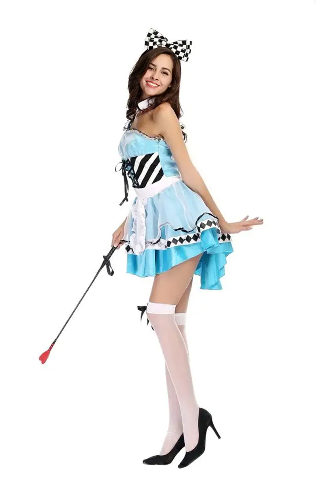 
Ready To Ship 2019 new arrivals custom made costumes for adults alice in wonderland costume 
