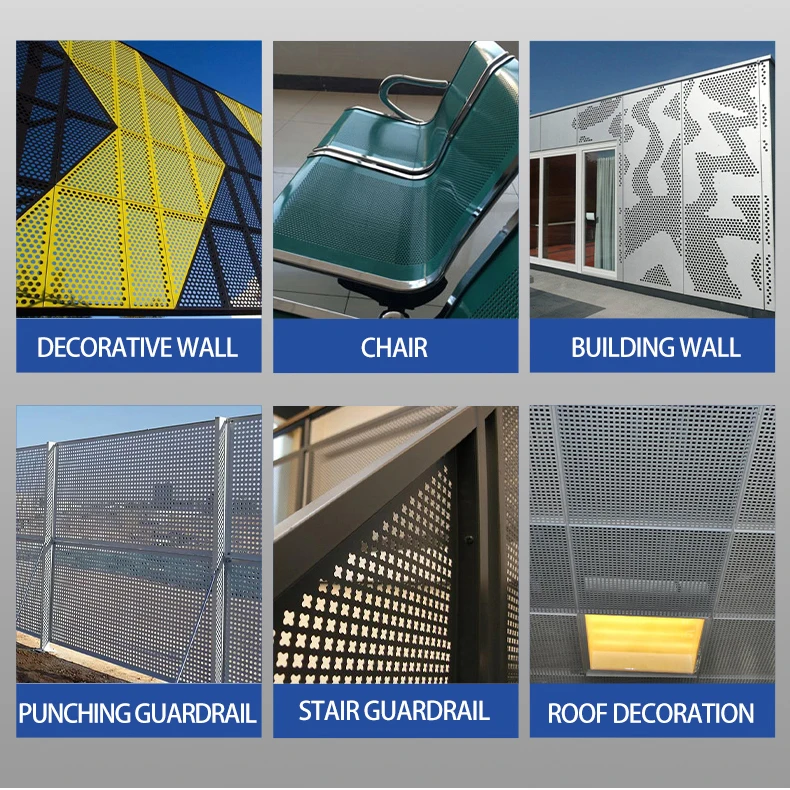 Micro Circle Hole Metal Panel Mesh Screen Factory Air Filter Perforated Sheet Decorative Perforated Metal Panel