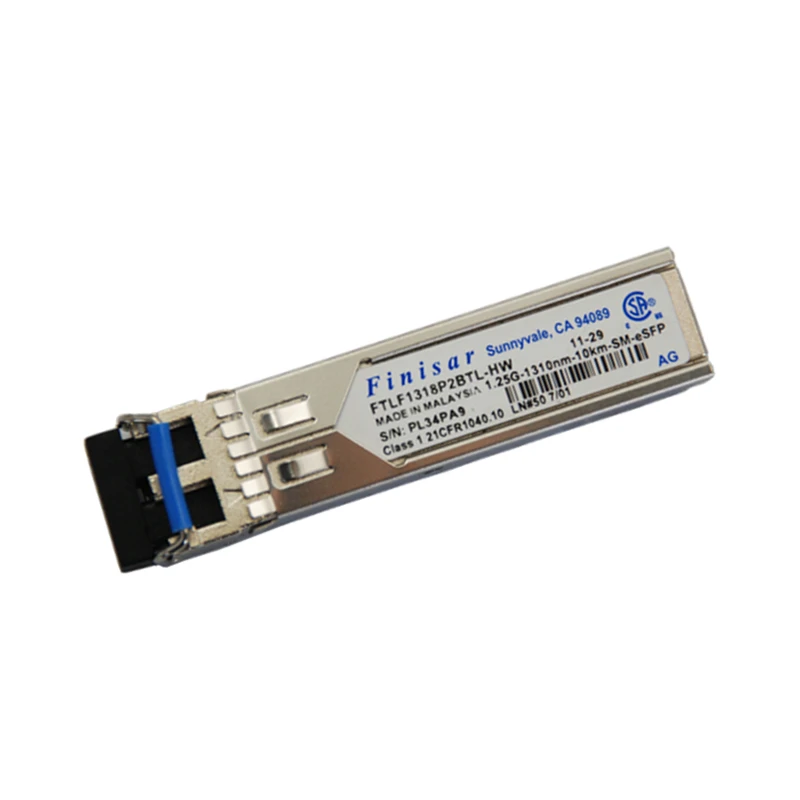 Finisar FTLF1318P2BTL-J3 дуплексный SFP 1,25 Гбит/с 10 км SMF DDM 1310 нм оптический модуль для оптической связи