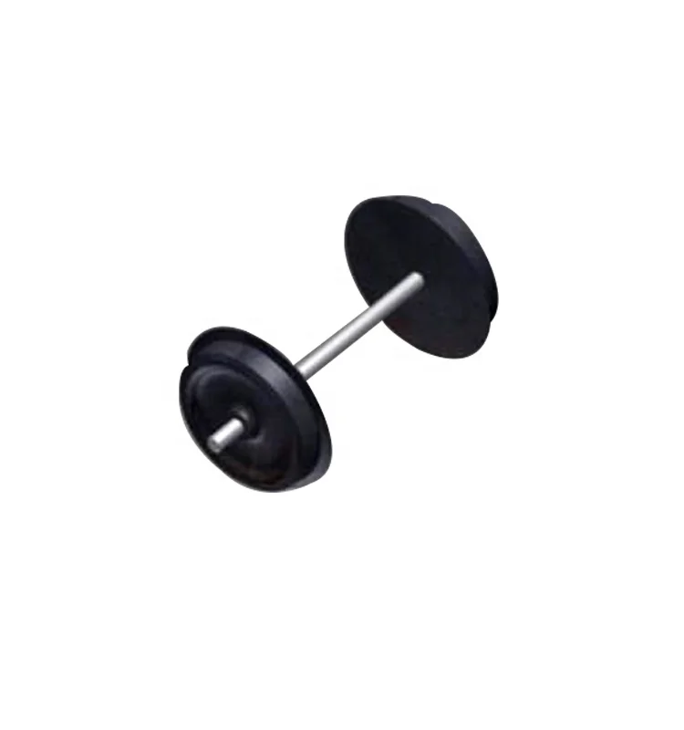 Custom Brass Gun Black Plated Model Train Wheels