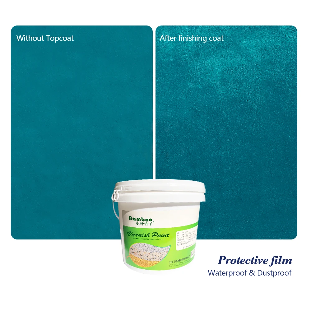 
High glossy top coat Transparent Dustproof UV Protection Varnish Paint 