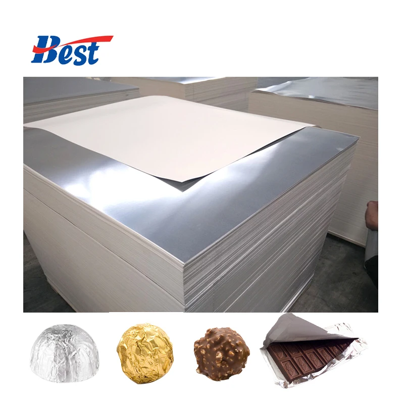 Waterproof Metalized Aluminized Beverage Beer Aluminum Foil Paper for Bottle Label