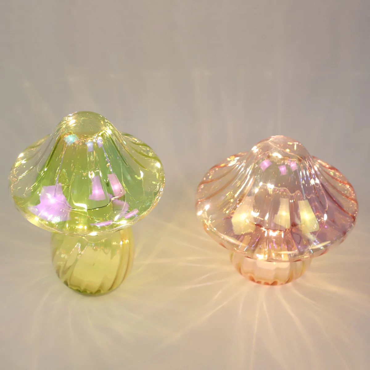 easter best selling products glass mushroom ornaments spring easter mushroom led