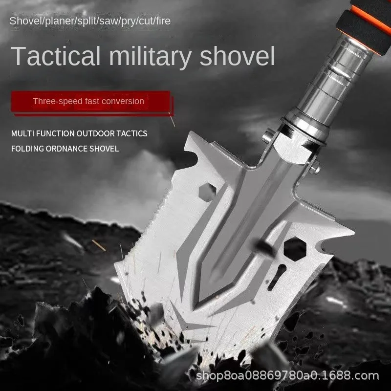 Multifunctional Folding Camping Shovel Portable Outdoor Survival Shovel  for Camping