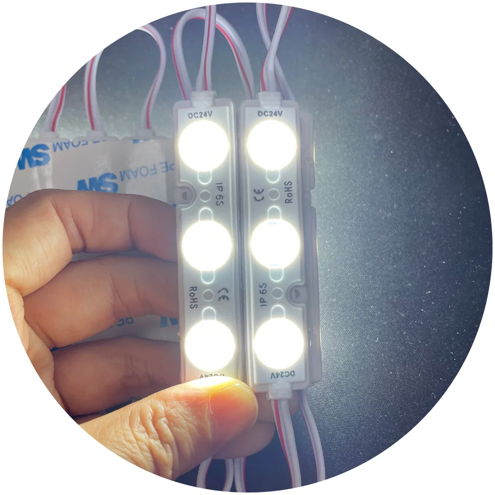 adv advertising brand illuminated pure white 6000k warm white 3000k dc24v smd2835 led module for channel letter