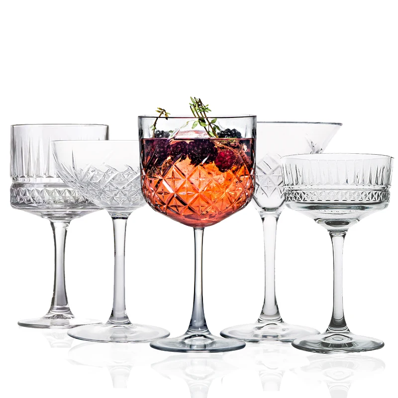 7oz 8oz 12oz 16oz 17oz Creative Crystal party luxury Red Wine Champagne Glasses Goblet Cup Martini Goblet Cocktail Glass for bar