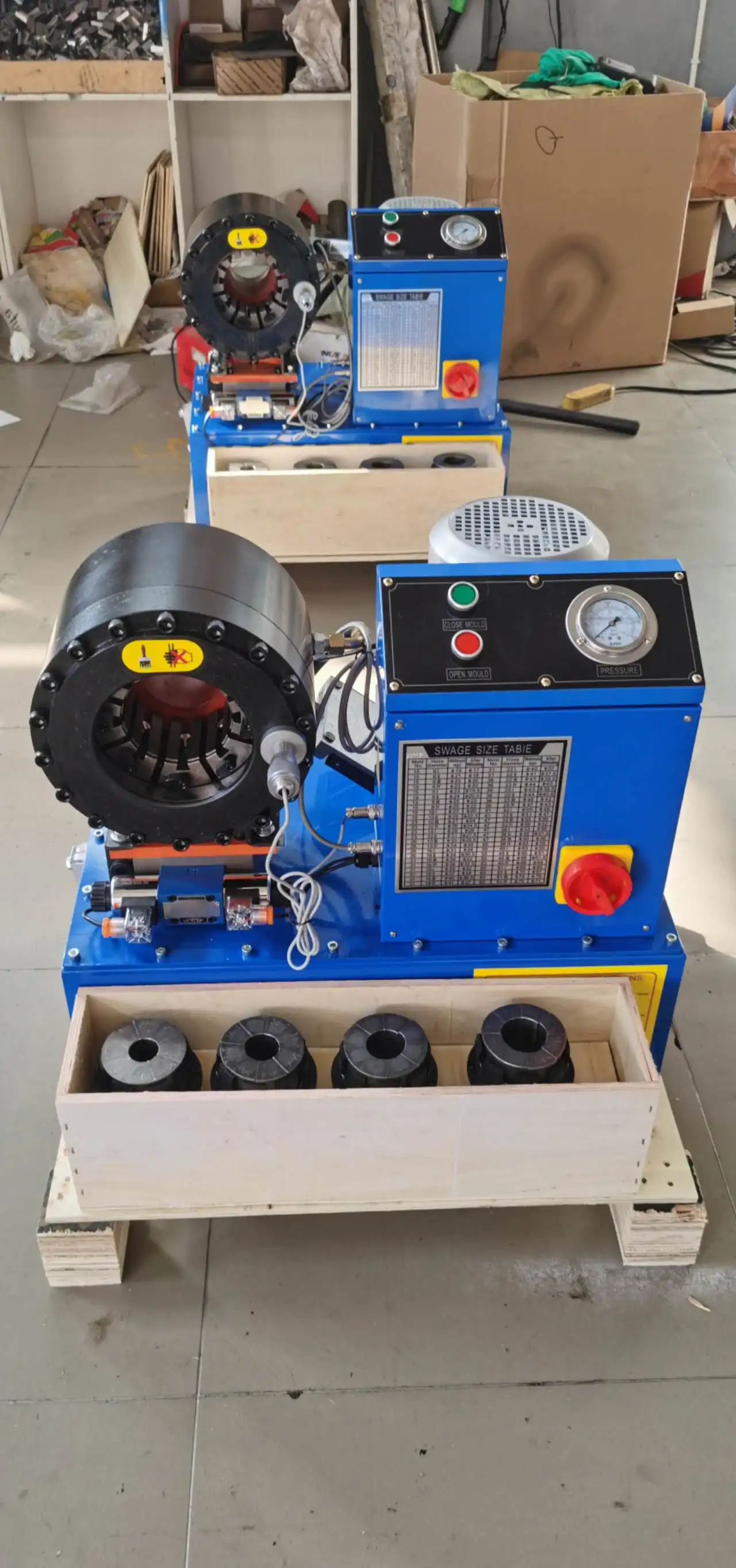 Good Quick speed high efficiency 1/8-1.5' high power hydraulic hose pressing machine P32 brake pipe crimping machine