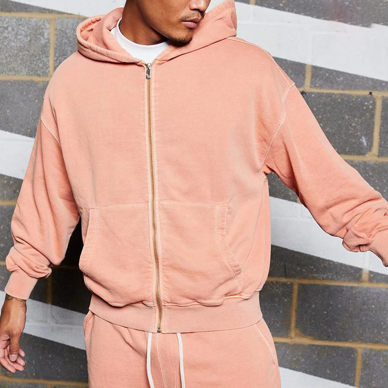 Premium Quality Custom Mens Zipper Hoodies Embroidered Printed Logo Blank Sweatshirt Polyester Cotton Zip Up Hoodies For Unisex