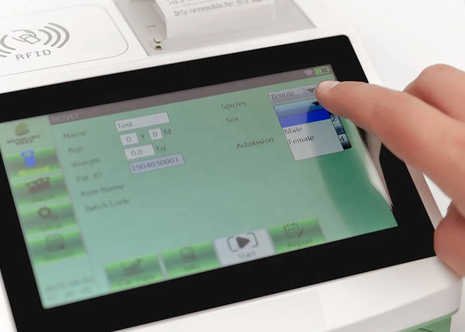 Canine progestrone analyzer for animal progesterone analyzer with progestrone test strips for dog and cat  GM-PT-1