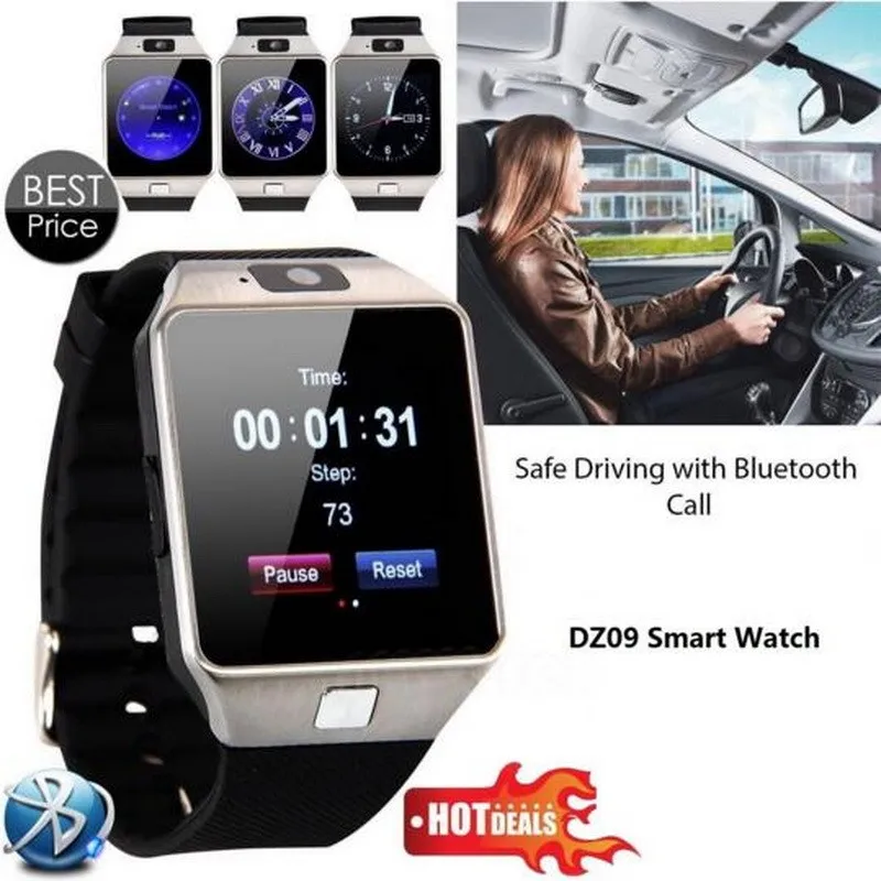 Free Shipping Factory Price Smart Watch Android Smart Watch DZ09 In Stock