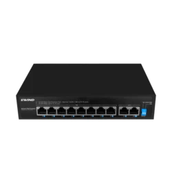 Factory OEM/ODM POE Switch 10 Port 10/100M Ethernet Fiber Switch POE