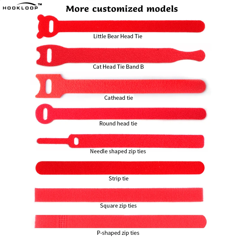 Factory Free Samples Hook And Loop Cable Ties Multi-Purpose Self-Locking Nylon Cable Ties for Home Office Garden Workshop