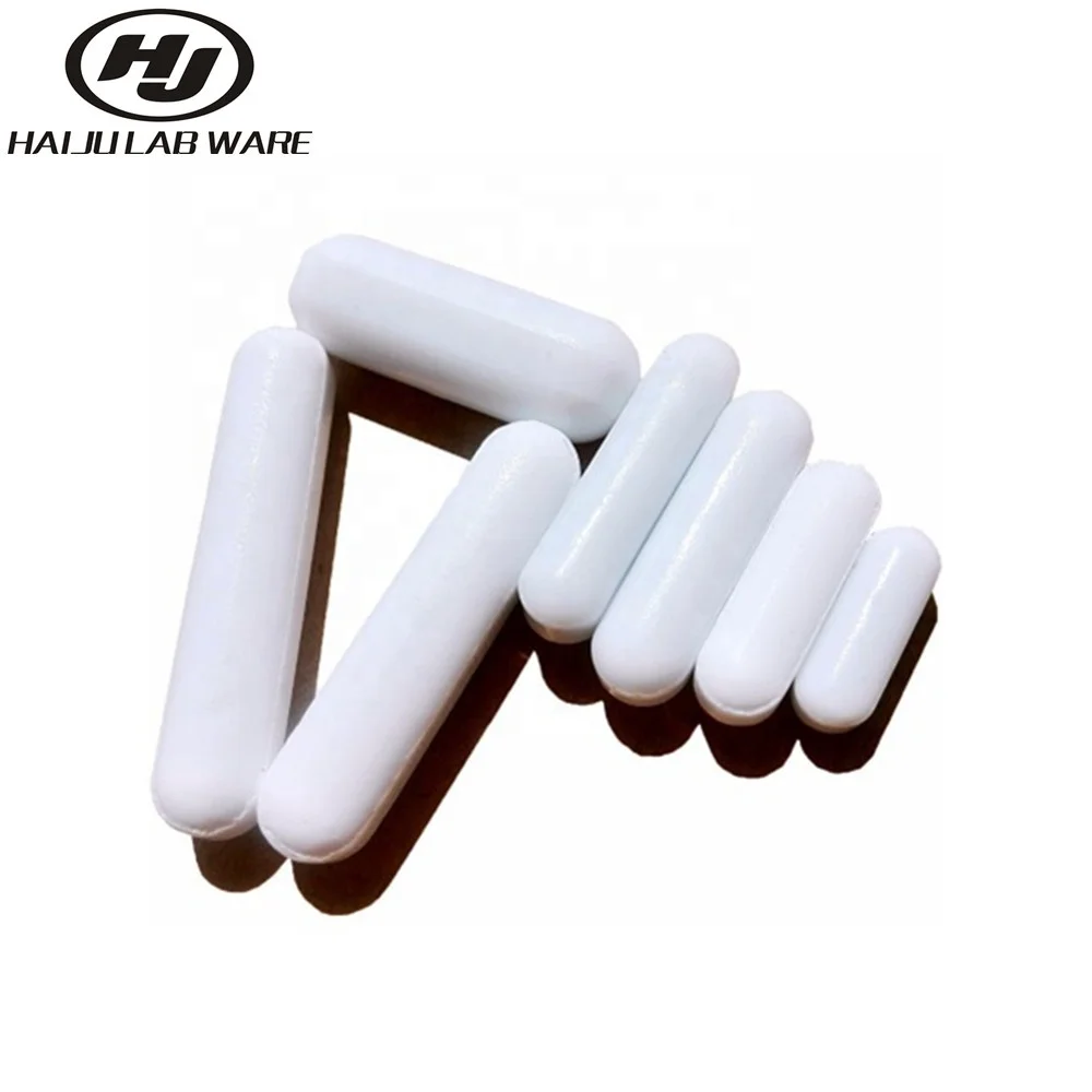 HAIJU LAB 7pcs/Pack Mixed Size PTFE Powerful Magnetic Stirrer Mixer Stir Bars Type-C Magnet Bar For Laboratory