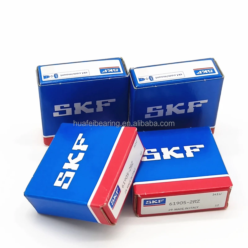 Original SKF 25 x42x9mm 61905-2RZ Deep groove ball bearing with seals or shields
