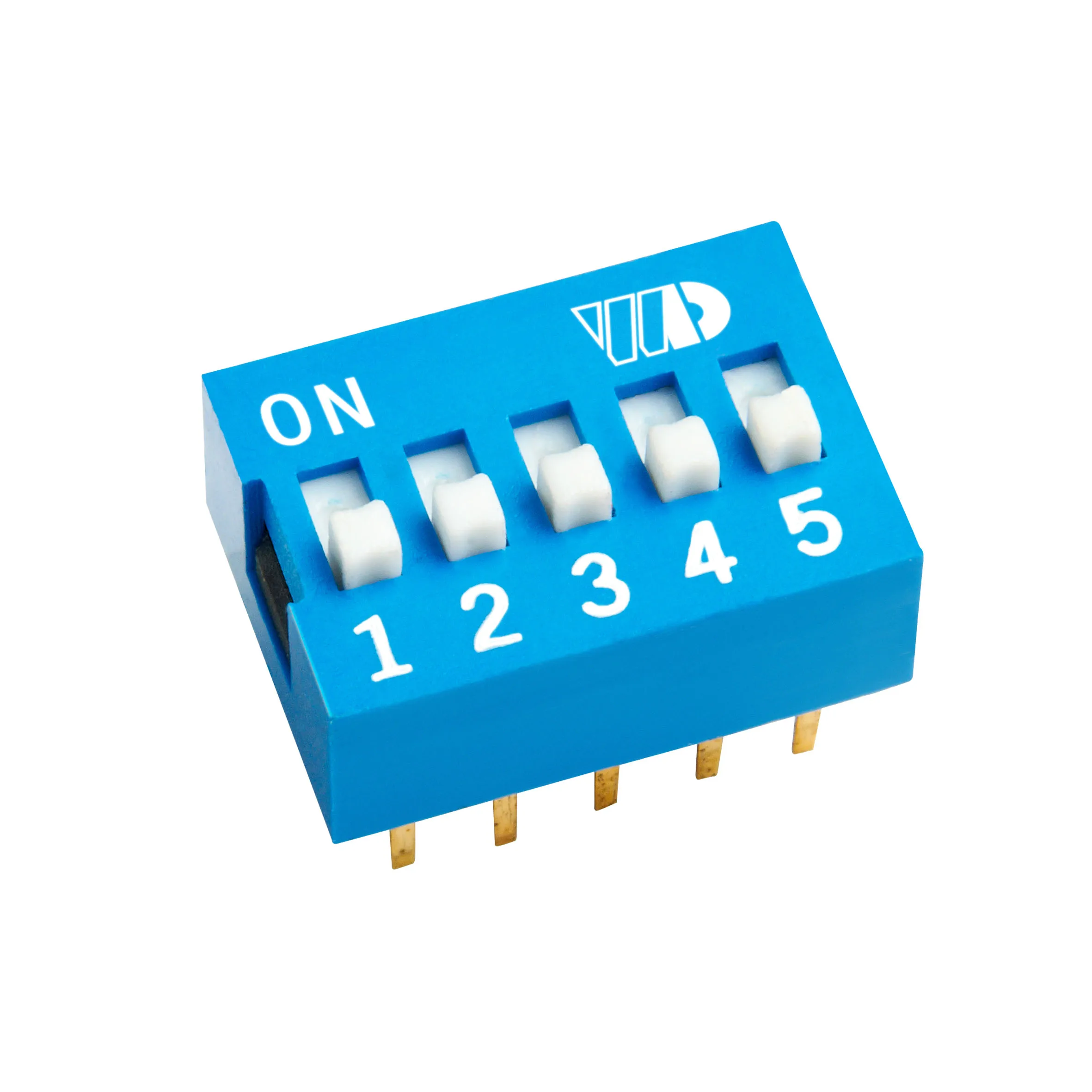 DIP SWITCH 1-12 position double pole  Blue casing slide type dip switch