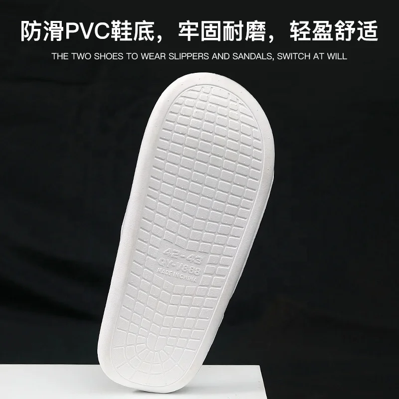 Hot Selling Products 2023 Summer Wholesale Outdoor Beach Slippers Summer Sport Men Casual Pvc Slide Slippers