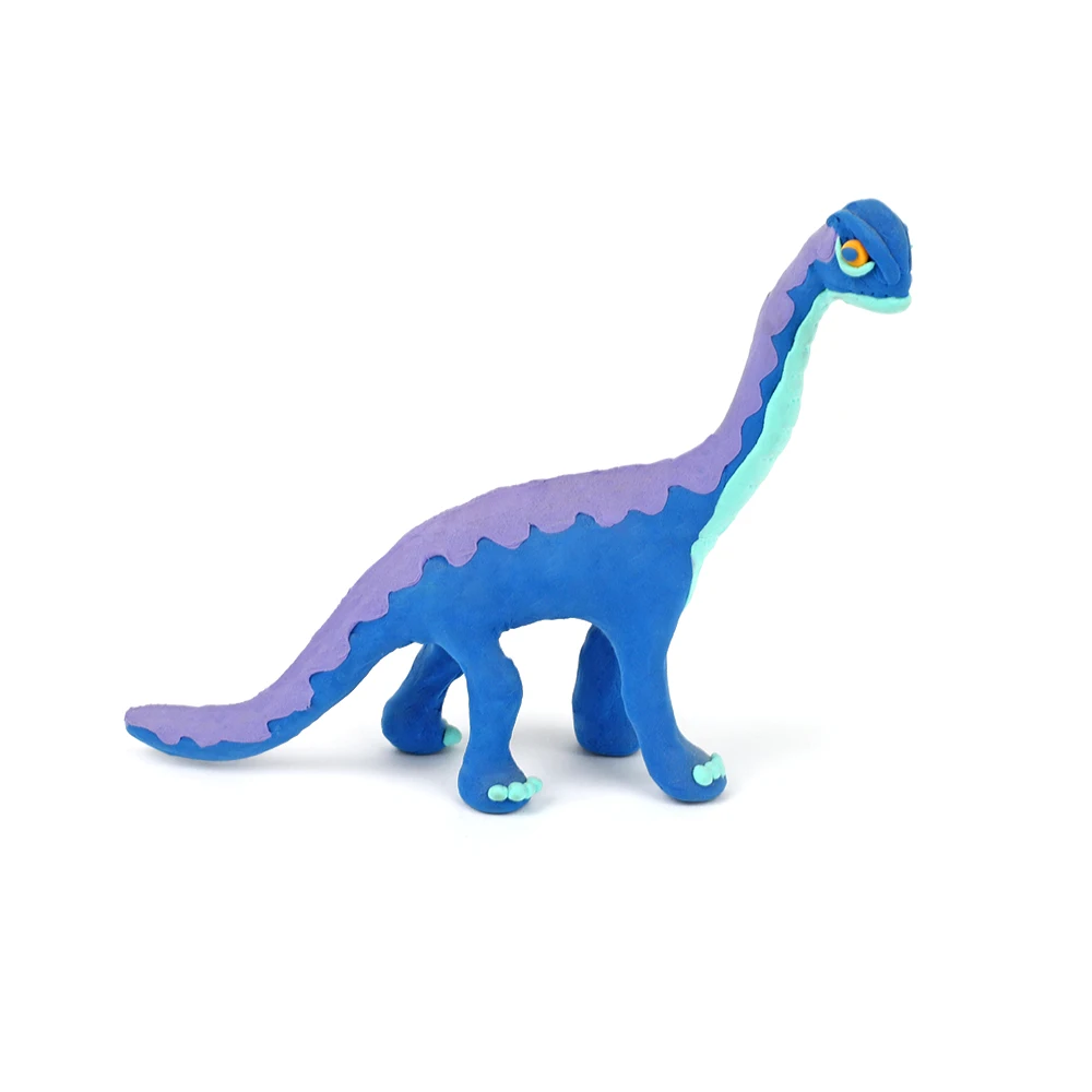 Super light clay dinosaur animal children handmade DIY cartoon students safety color mud space mud set toys