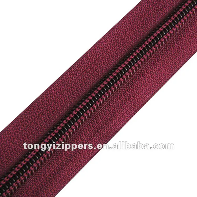 Plastic color tape zipper rolls