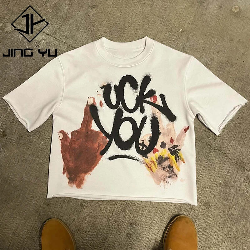 Укороченная футболка с карманами и логотипом на заказ