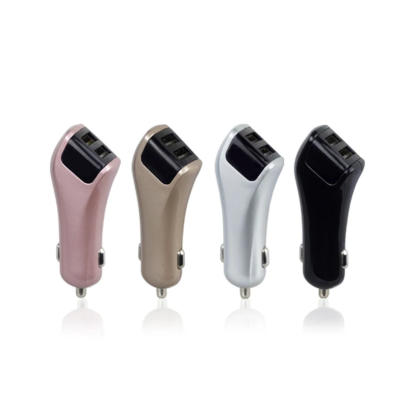 Amazon Walmart Hot Sell Car adapter 5v 2.4a dual port car charger wireless