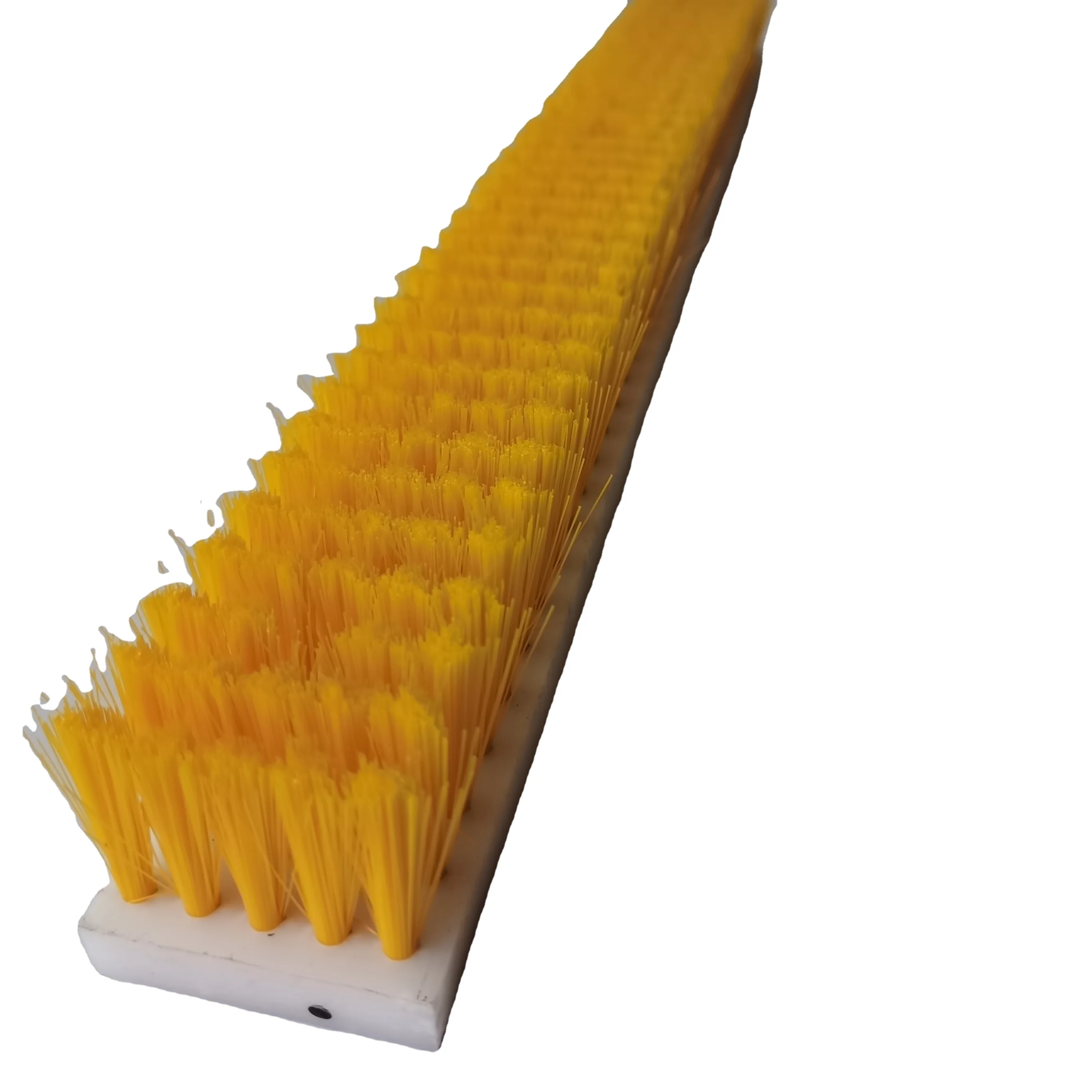 Lath/strip /flat white nylon  brush shoe cleaning brush ,electric  shoe cleaning machine