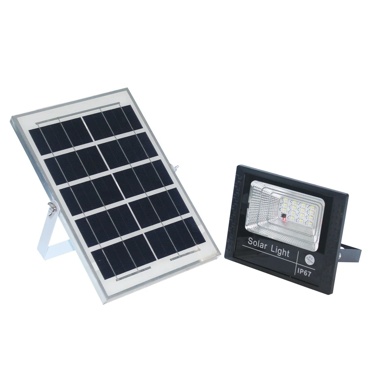 High Quality Aluminum Profile Garden Solar Floodlight RBG RGBW Wiring Free Flood Light with Remote Controller