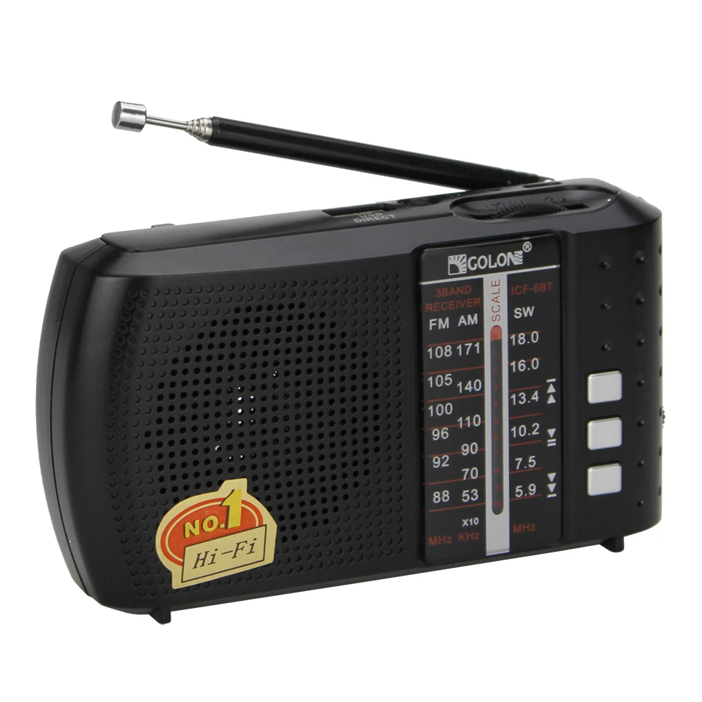 mini portable am fm sw multi band radio receiver with USB plug ICF-8BT pocket retro usb radio with earphone jack