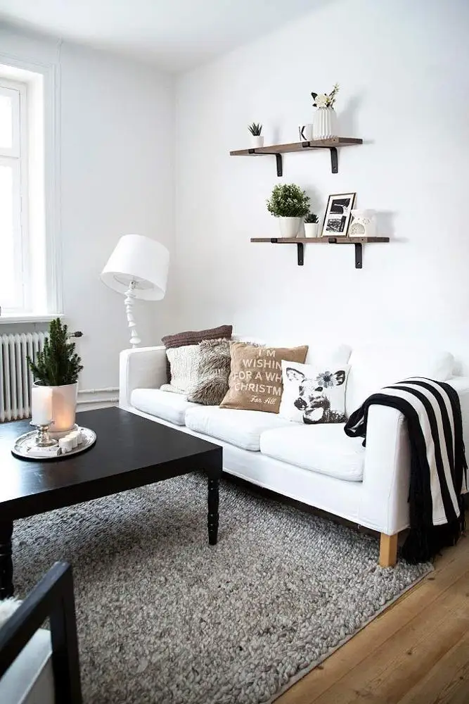 Деревянные плавающие настенные полки Combohome для спальни кухни ванной