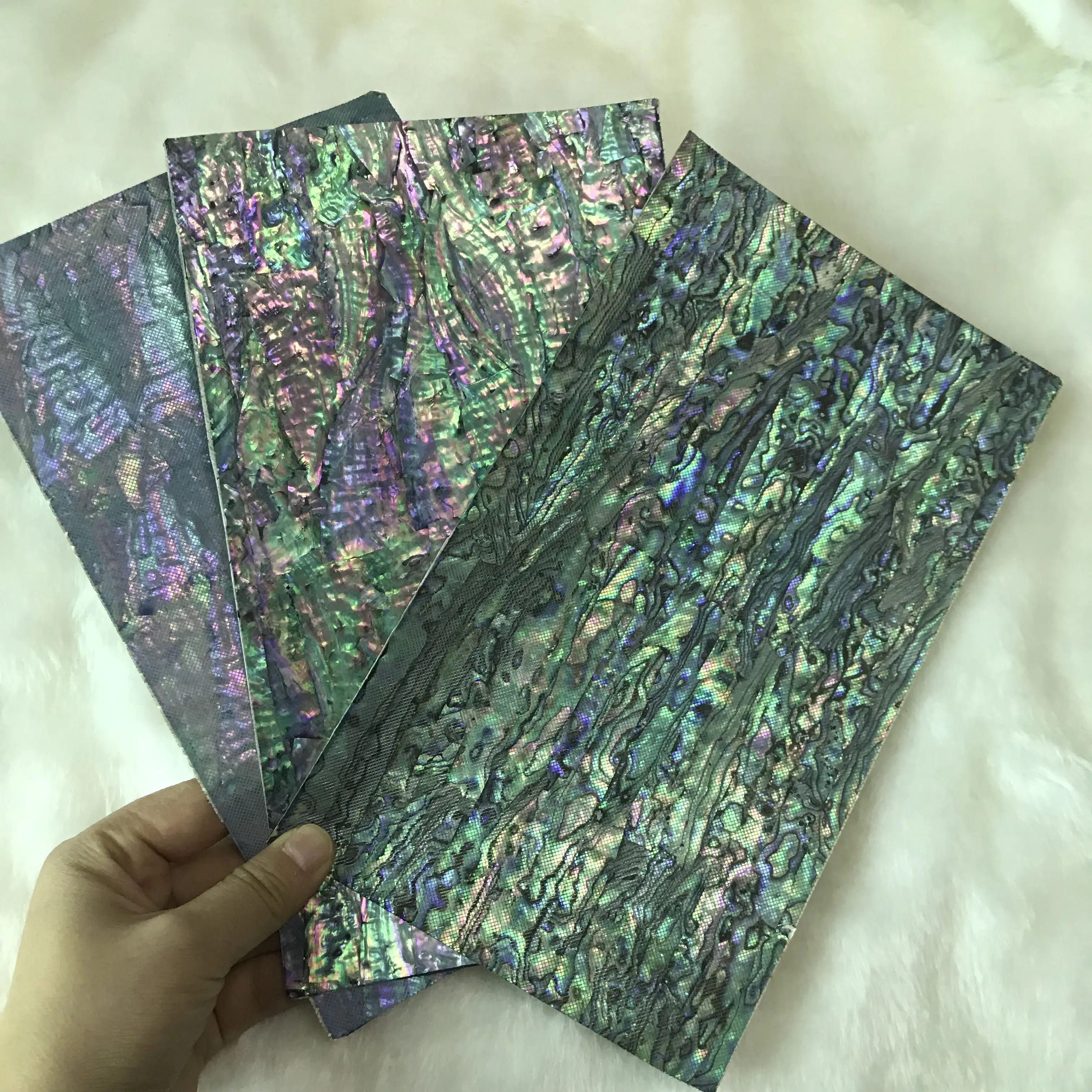 2020 Colorful Soft Abalone Shell Sheet Flexible Self Adhesive Paper Wall Home Furniture Decoration