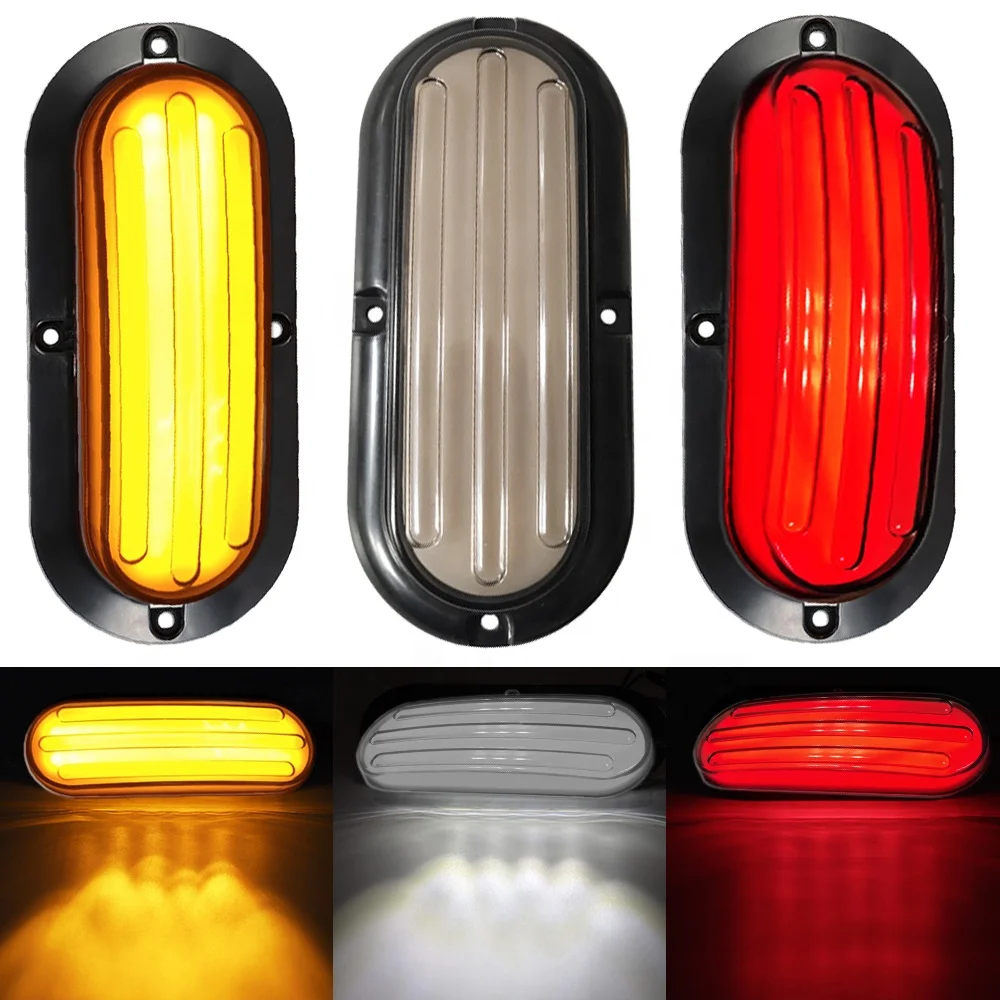 Universal attractive 10-30V Strobe Flashing LED tail lights For truck trailer Cars bus van RV caravan Pickup 4X4 Suv