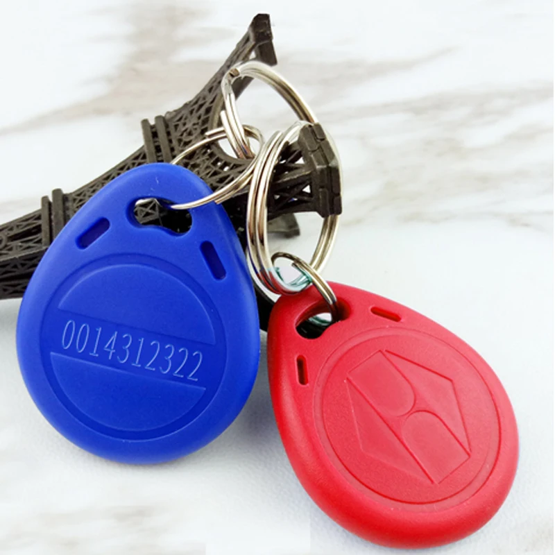 RFID контроля доступа по отпечаткам ключ 125 кГц Частотный радиочастотная метка карты TK4100 чип брелок Портативный EMID карточке бесконтактного считывания