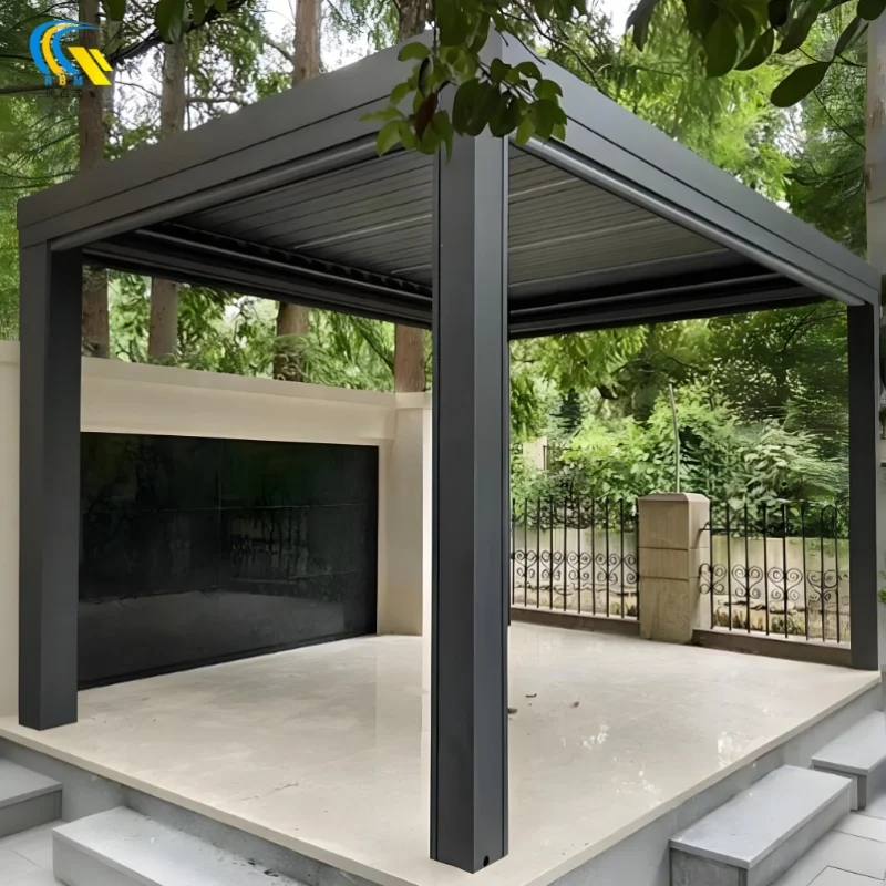 175 type aluminum alloy outdoor pavilion waterproof sunshade canopy, suitable for family gatherings