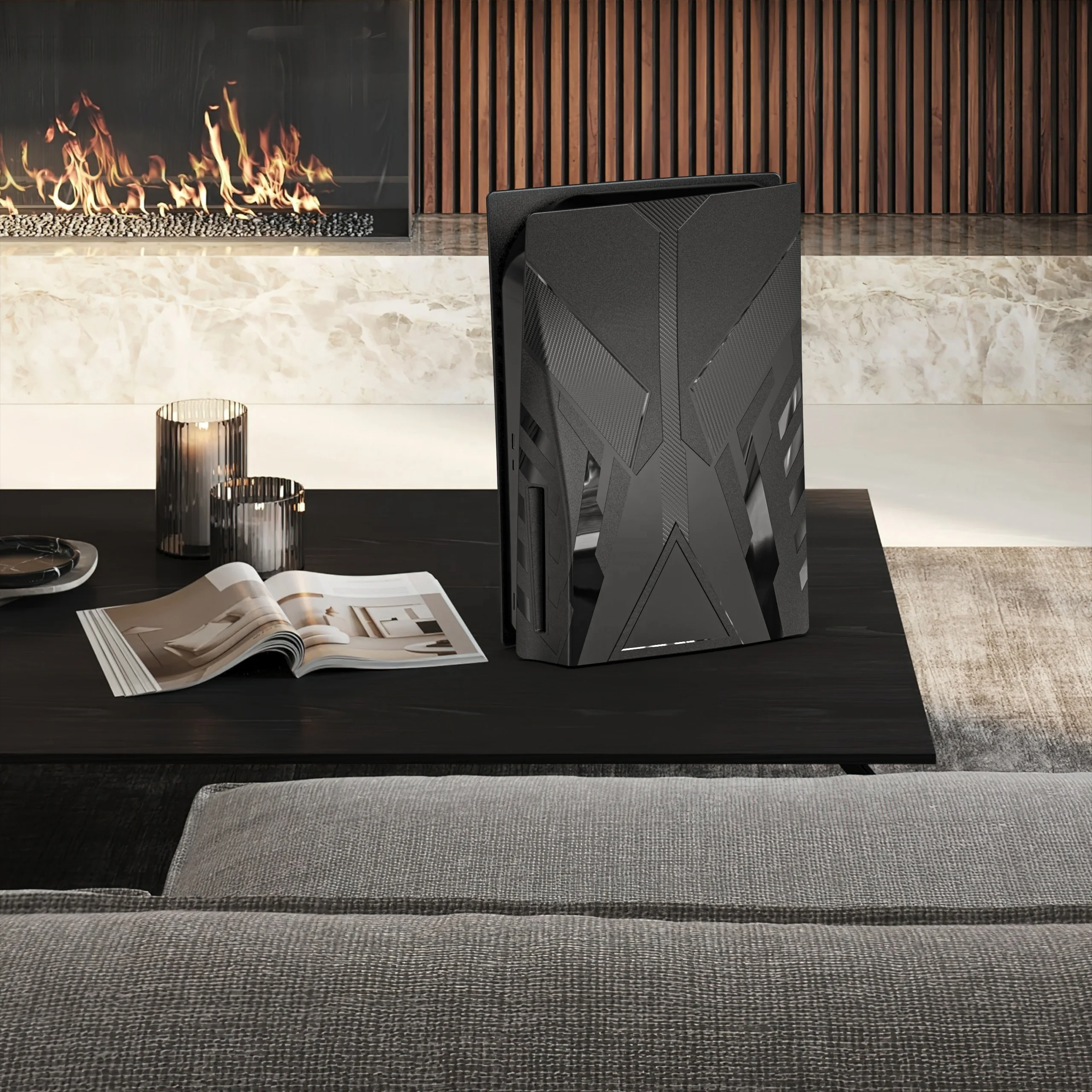 Disc ABS Anti-Scratch Dustproof Cover Case Replacement Shell Plate Hard Shockproof Faceplates for Playstation 5 PS5 Console