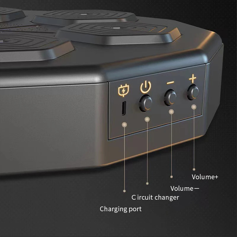 Boxing Machine Electronic Musical Punching Pads Stickers wall electronic mini music punch game smart music boxing machine