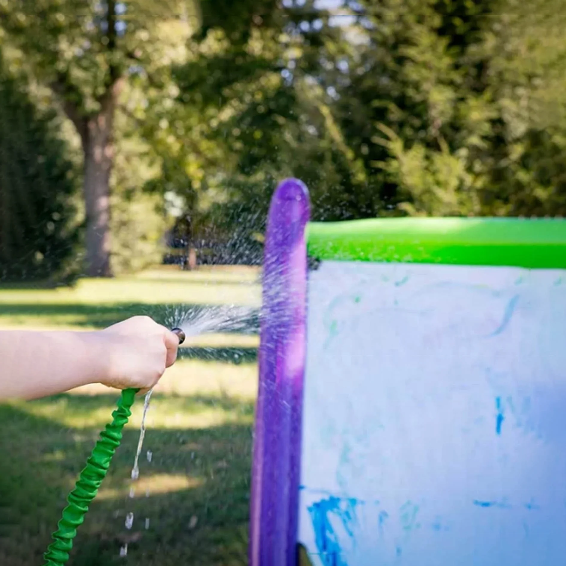 Hotsell courtyard waterhan easy clean amazing inflatable folding board easel frame for sale