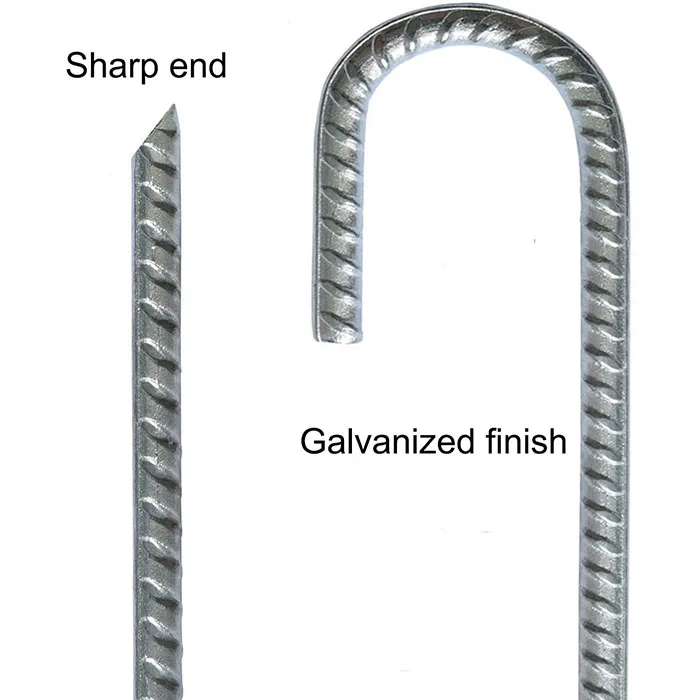 galvanized heavy duty dogs sheds fastener fixings chain link fence gazebo yard stakes staples spikes anchors ground anchor kit