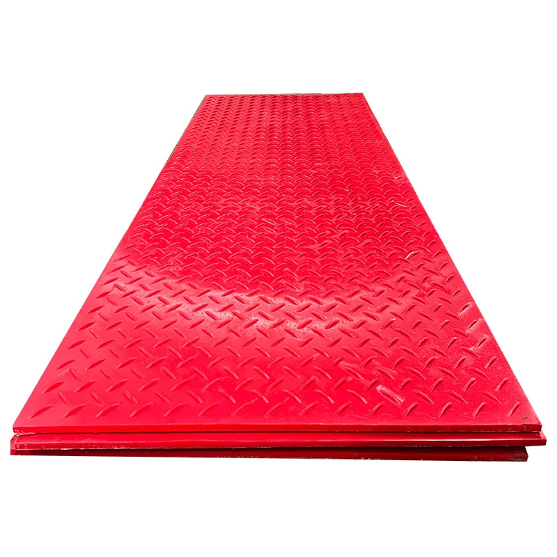 ZSPE Custom UHMW PE Thick Heavy Duty Equipment Mat Portable HDPE Plastic Digger Swamp Mats For Excavators
