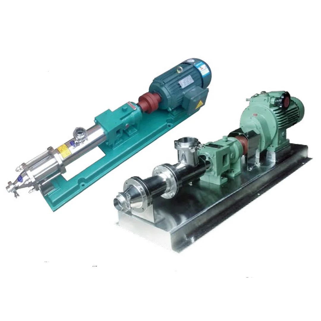 Sanitary Stainless Steel SS316L Single Stepless Variator Screw Pump with High Viscosity