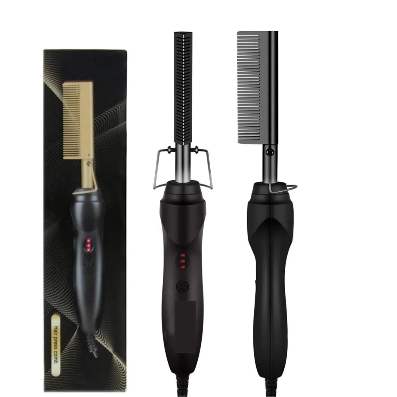 hot comb electric hair straightener comb