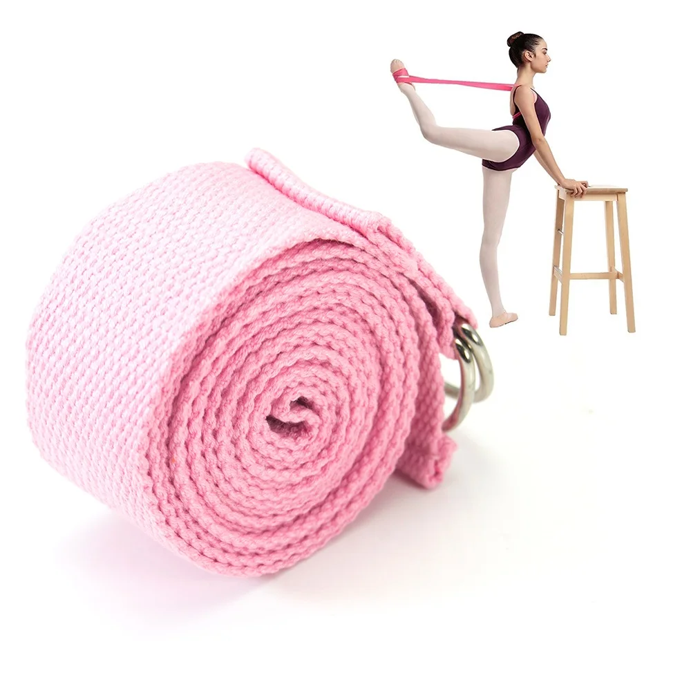 New Design Thick Elastic Yoga Mat Eco Friendly Strap With Loops And Yoga Mat Bag portable fitness equipment