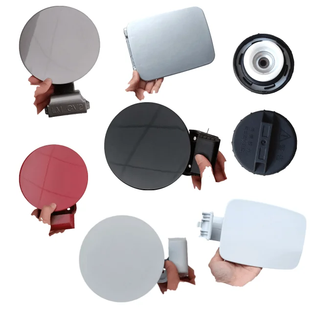 
Customized various types of auto parts, high quality fuel tank cover inside refueling 