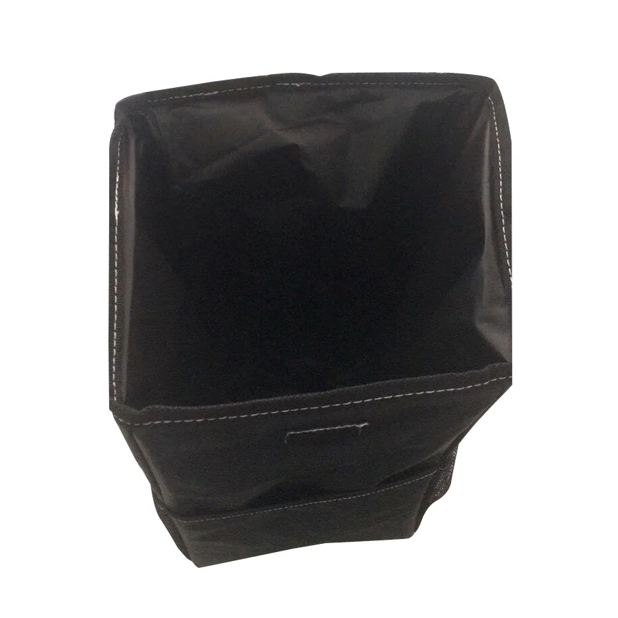 KENBO Multipurpose Car Trash Can, Leakproof Garbage Can with Lid, Collapsible Vehicle Organizer Storage (Black)