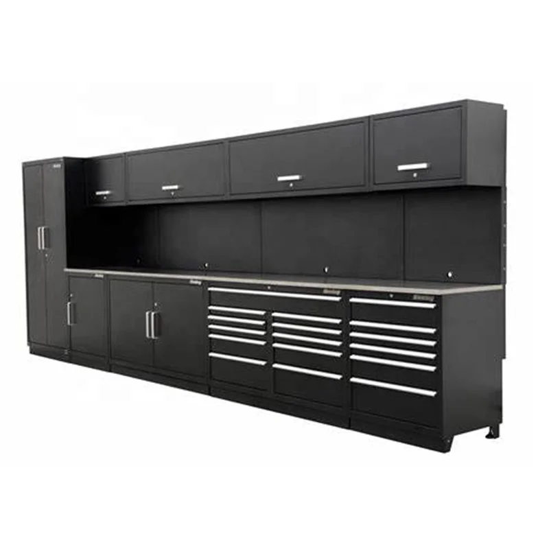 Произвольные комбинации, сверхмощный стальной верстак, шкаф для инструментов или рабочий стол для мастерских
