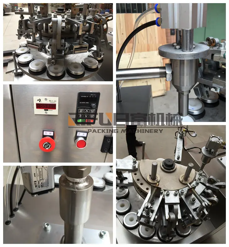 The Newest Semi Automatic Plastic Tube Filling Sealing Machine / Soft Tube Filling And Sealing Machine / Pap Tube Filler Sealer