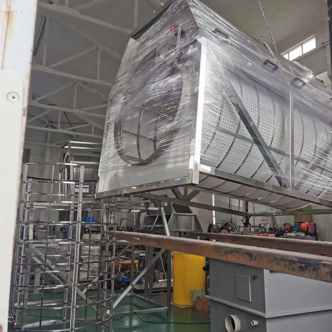 SS304 Provide Customized Services Fish Pond Rotary Drum Filter Stainless steel chamber drum filter