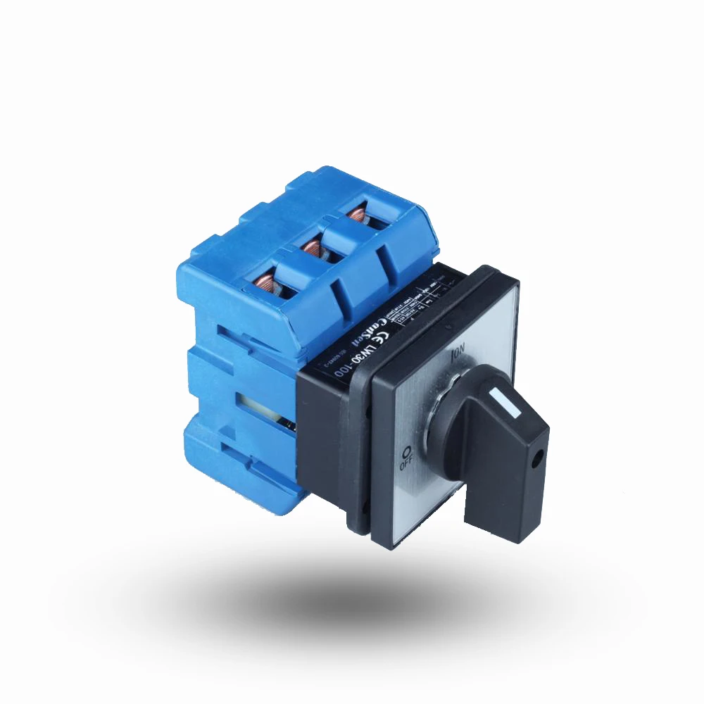 LW30-100 300010 100A off-на сертификат CE переменного тока 3-полюсный поворотный кулачковый переключатель