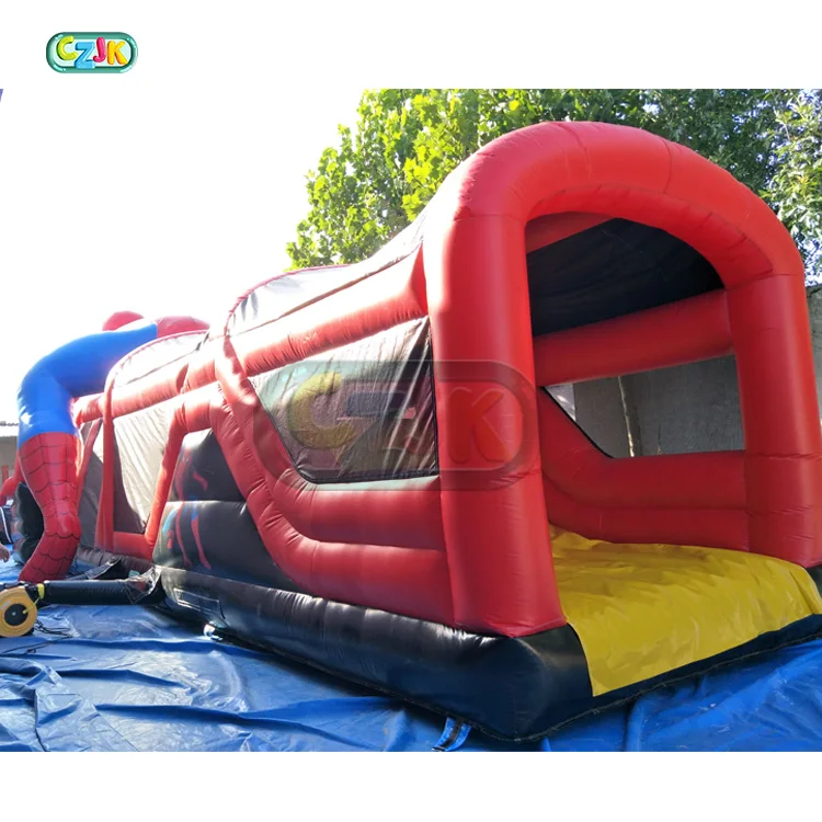 Spider Man Spiderman  China Cheap Inflatable Obstacle Course for Sale
