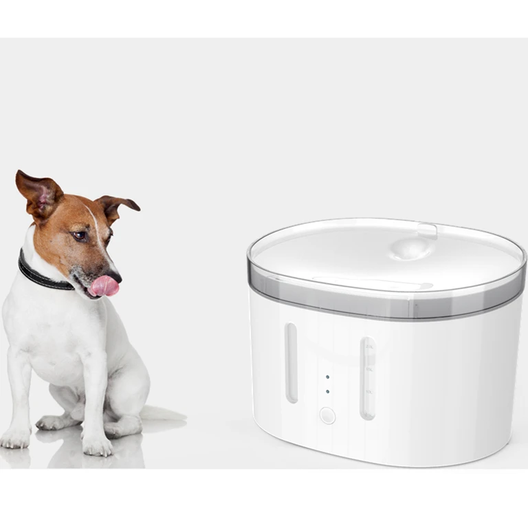 CE ROHS FCC 2.5L Tuya Automatic Wif Food Drinking Water Filter Dispenser For Pet Dog