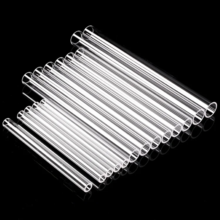 Wholesale  High Borosilicate Glass Tubing Multiple Sizes Borosilicate COE 3.3 Glass Tube